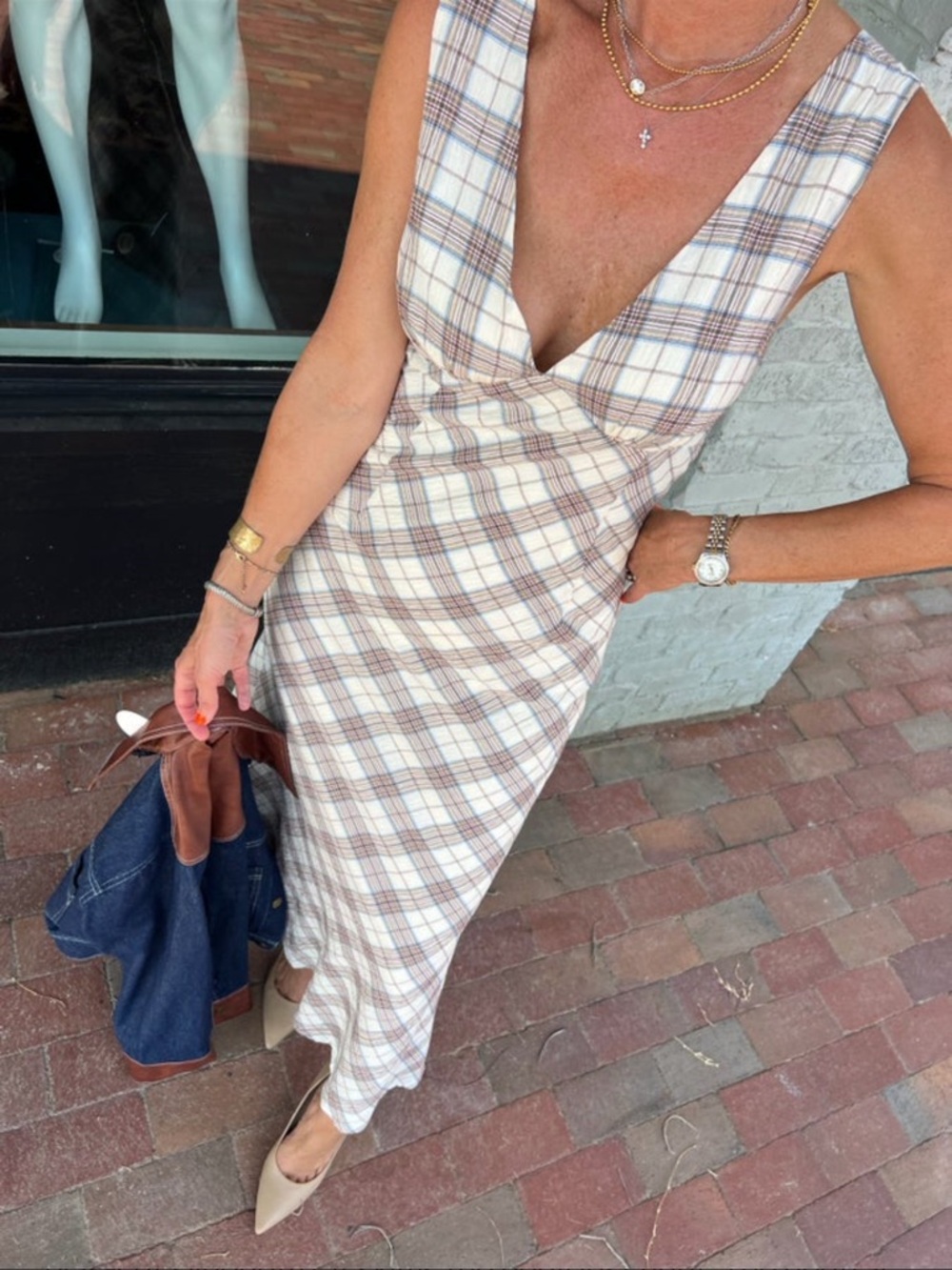 NEEDii | The Penny Patchwork Plaid Dress